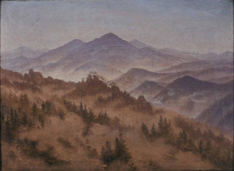 Caspar David Friedrich Riesengebirgslandschaf France oil painting art